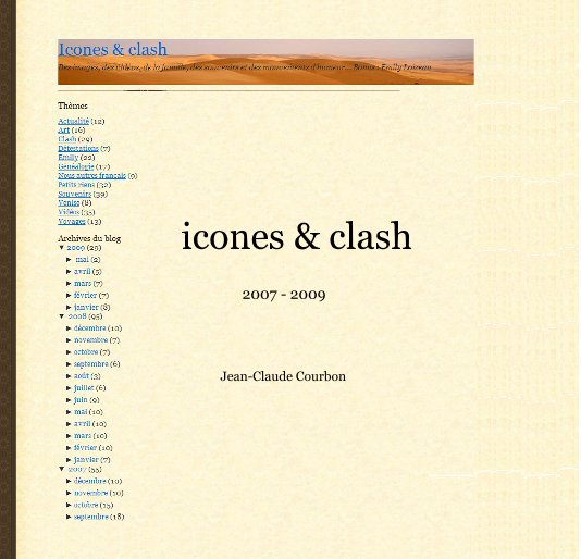 View icones & clash by Jean-Claude Courbon
