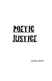 POETIC JUSTICE book cover