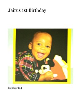 Jairus 1st Birthday book cover