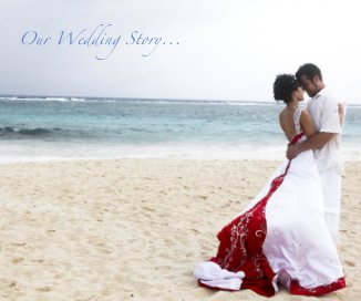 Our Wedding Story... book cover