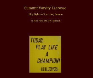 Summit Varsity Lacrosse book cover