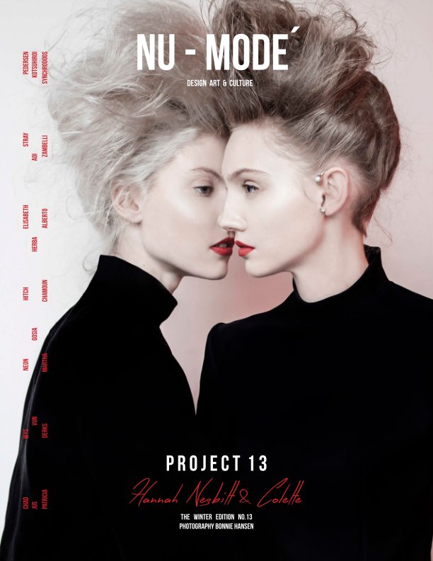 View "Project 13" No.13 The Winter Edition Featuring Hannah Nesbitt & Colette Soft Cover Book by Nu-Mode´