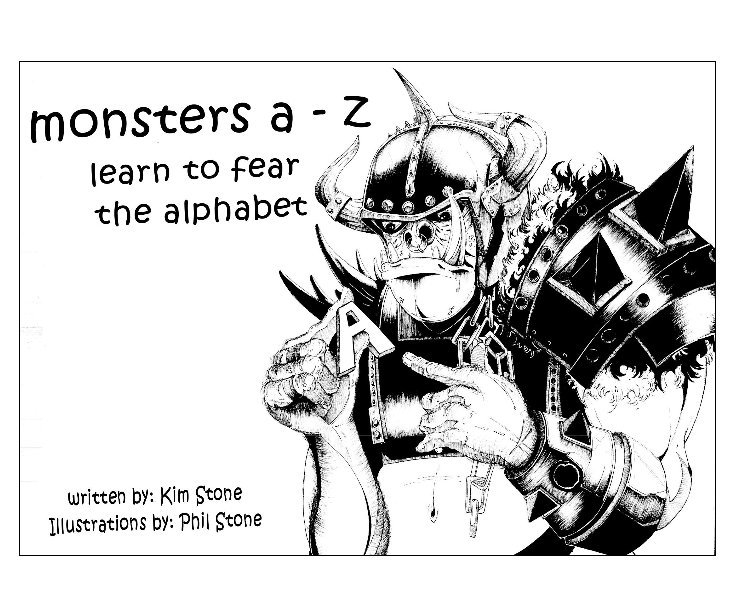 Bekijk monsters a - z op Kim Stone illustrations by Phil Stone
