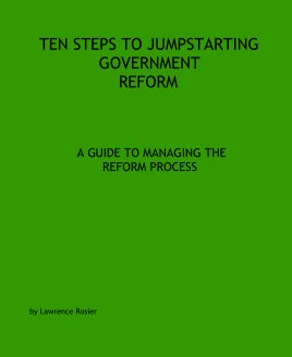TEN STEPS TO JUMPSTARTING GOVERNMENT REFORM book cover