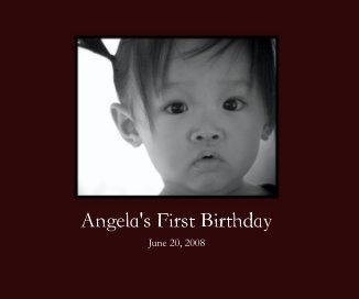 Angela's First Birthday book cover