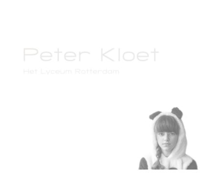 Peter Kloet book cover