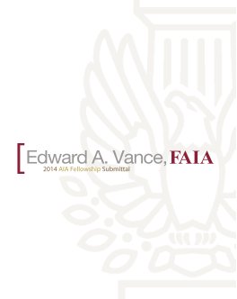 AIA Fellowship Submittal - Vance book cover