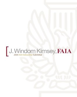 AIA Fellowship Submittal - Kimsey book cover