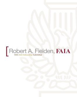 AIA Fellowship Submittal - Fielden book cover