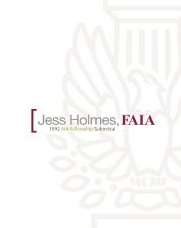 AIA Fellowship Submittal - Holmes book cover