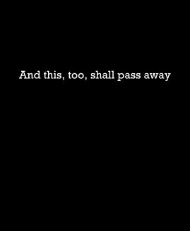 And this, too, shall pass away book cover