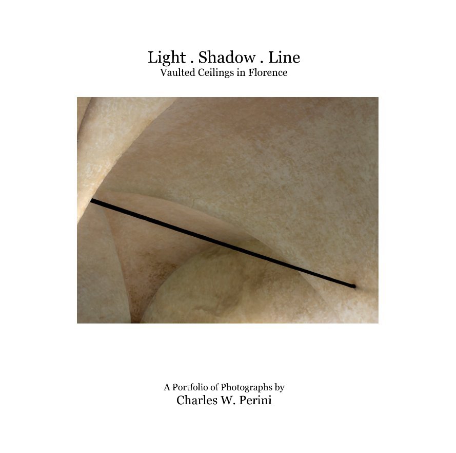 View Light . Shadow . Line Vaulted Ceilings in Florence by Charles W. Perini