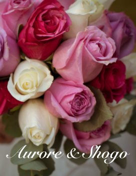 Aurore + Shogo wedding magazine book cover