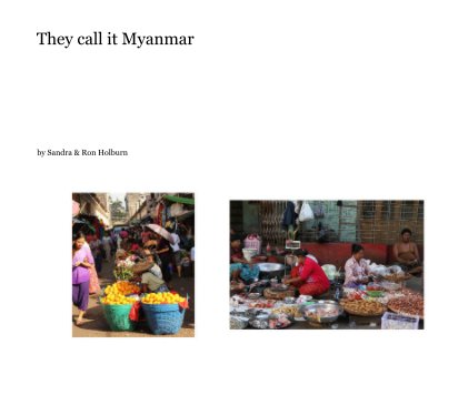 They call it Myanmar book cover
