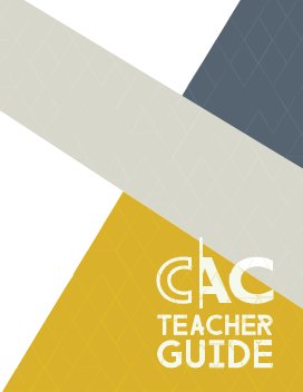 CAC 75th Anniversary Teacher guide book cover