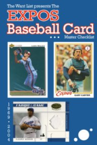 The Expos Baseball Card Master Checklist book cover