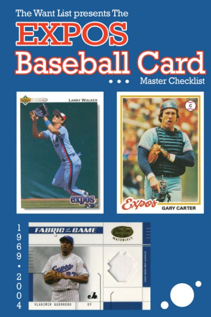 View The Expos Baseball Card Master Checklist by Richard Scott