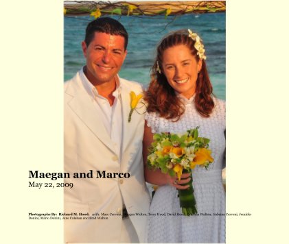 Maegan and Marco May 22, 2009 book cover