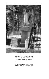 Historic Cemeteries of the Black Hills (paperback) book cover