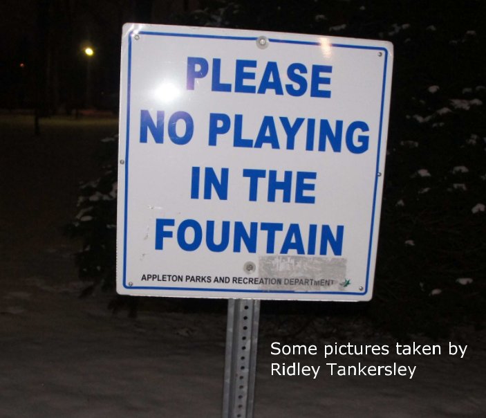 View Please No Playing in the Fountain by Ridley Tankersley