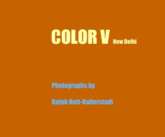 COLOR V New Delhi book cover