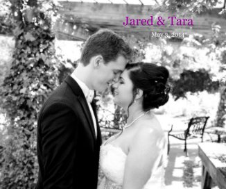 Jared & Tara wedding book cover