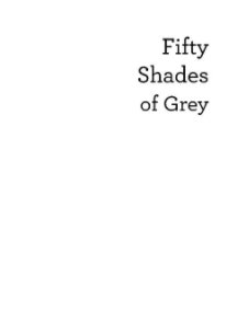 Fifty Shades of Grey book cover