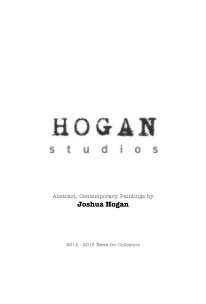Abstract, Contemporary Paintings by Joshua Hogan book cover