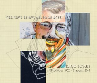 Jorge Royan Memorial book cover