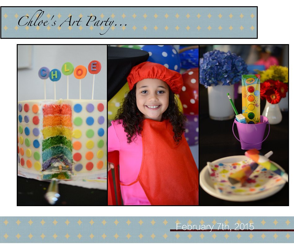 View Chloe's Art Party by Erin Burrough Photography