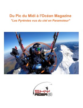 Magazine les Pyrénées vus du ciel en Paramoteur. book cover