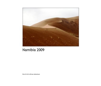 Namibia 2009 book cover