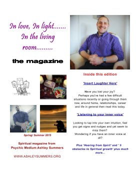 In love, In light...In the living room...the magazine book cover