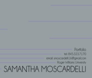 Samantha Moscardelli Portfolio book cover