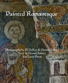 Painted Romanesque book cover