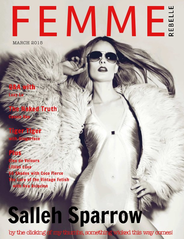 Femme Rebelle Magazine March 15 By Nicola Grimshaw Mitchell Blurb Books